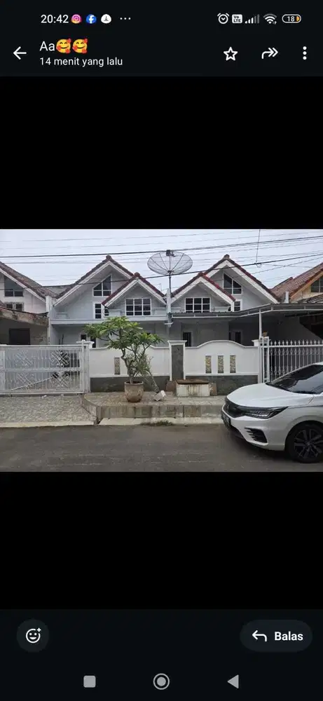 Dijual Rumah Nyaman Asri di Harapan Indah THB, Taman Cassandra, Bekasi