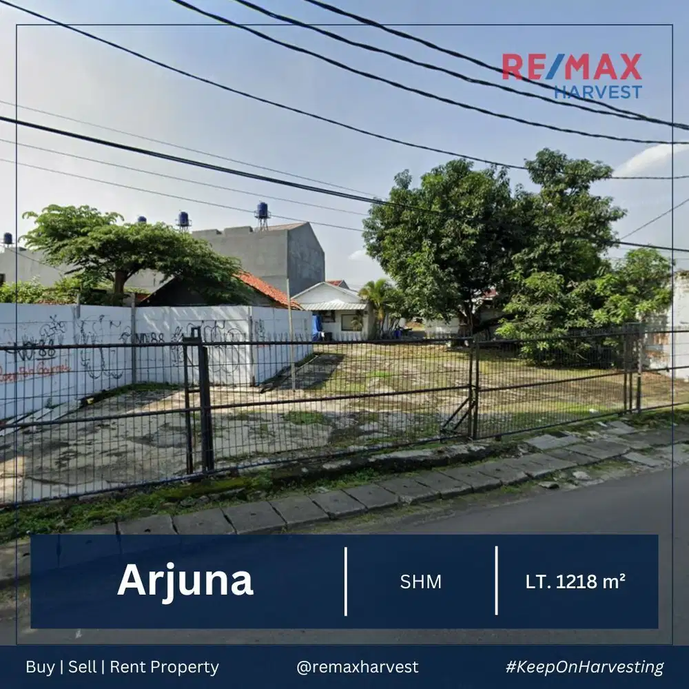 DIJUAL/DISEWAKAN TANAH/KAVLING MURAH 1000 METER LEBIH DI ARJUNA JAKBAR