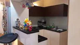 sewa apartemen frenchwalk 3br lantai tengah furnish rapi