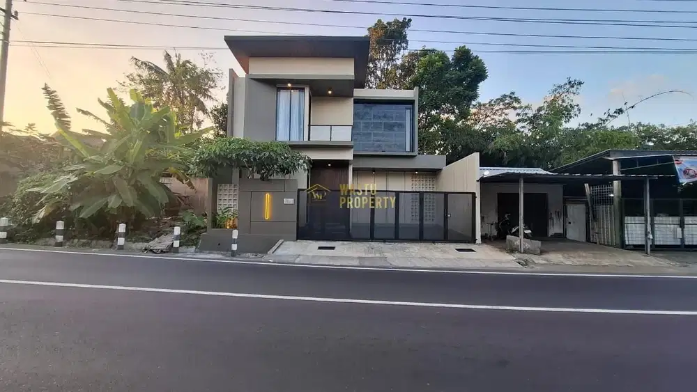 RUMAH FULL FURNISHED, 15 MENIT KE KAMPUS UGM DI NGAGLIK