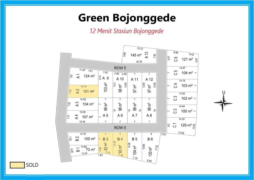 Dijual Murah Tanah Kavling SHM 15 Menit Stasiun Bojong Gede