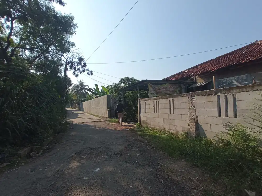 Tanah Depok 500 meter, lebar 25 meter. Cocok Kontrakan