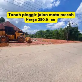 Tanah Pinggir Jalan Poros  JL Taqwa Mata MeraH Palembang