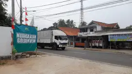 Tanah Kavling NEMPEL Jalan Provinsi 90 Menit dari TOL Nagrak Cibubur