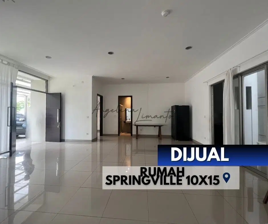 Jarang Ada, Rumah Hoek View Danau di Pik 2, Springville 10x15 SHM
