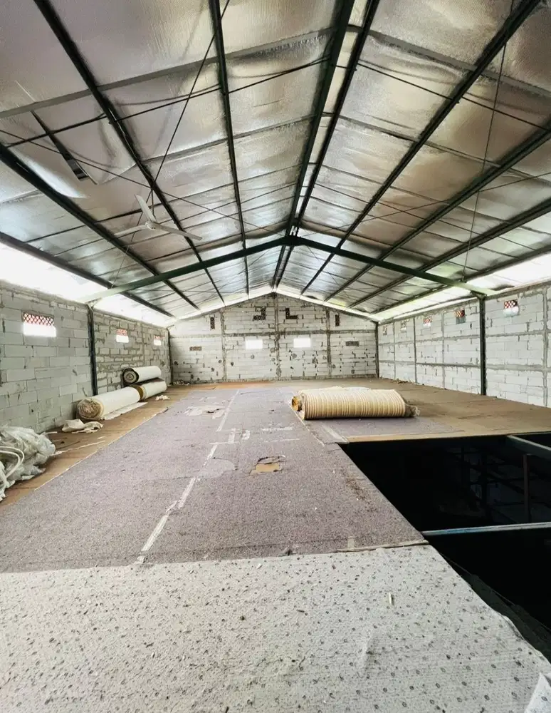 JUAL Gudang 1790m Ex Pabrik Springbed di Tapos Cibinong Bogor