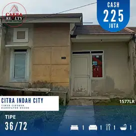 Rumah 225 Juta SHM Tipe 36/72 Nego siap huni 1577LR
