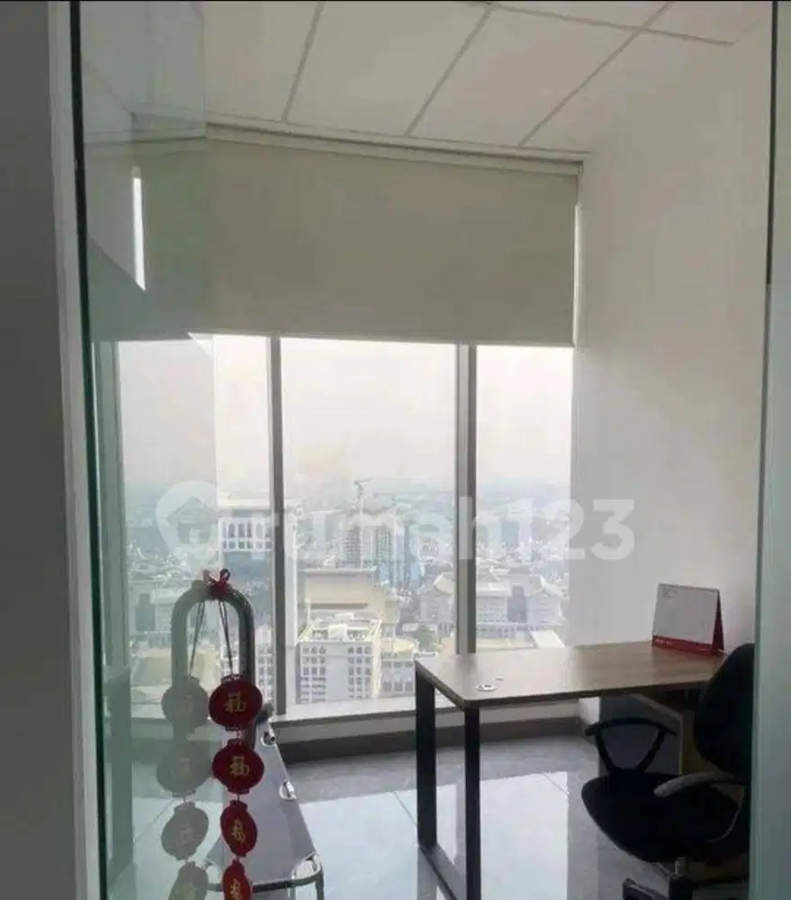 Disewakan office tower goldcoast furnish bagus siap pakai