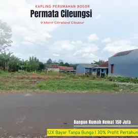 Tanah 1 JTan Cileungsi; Dekat Metropolitan Mall Cileungsi, SHM Pasti
