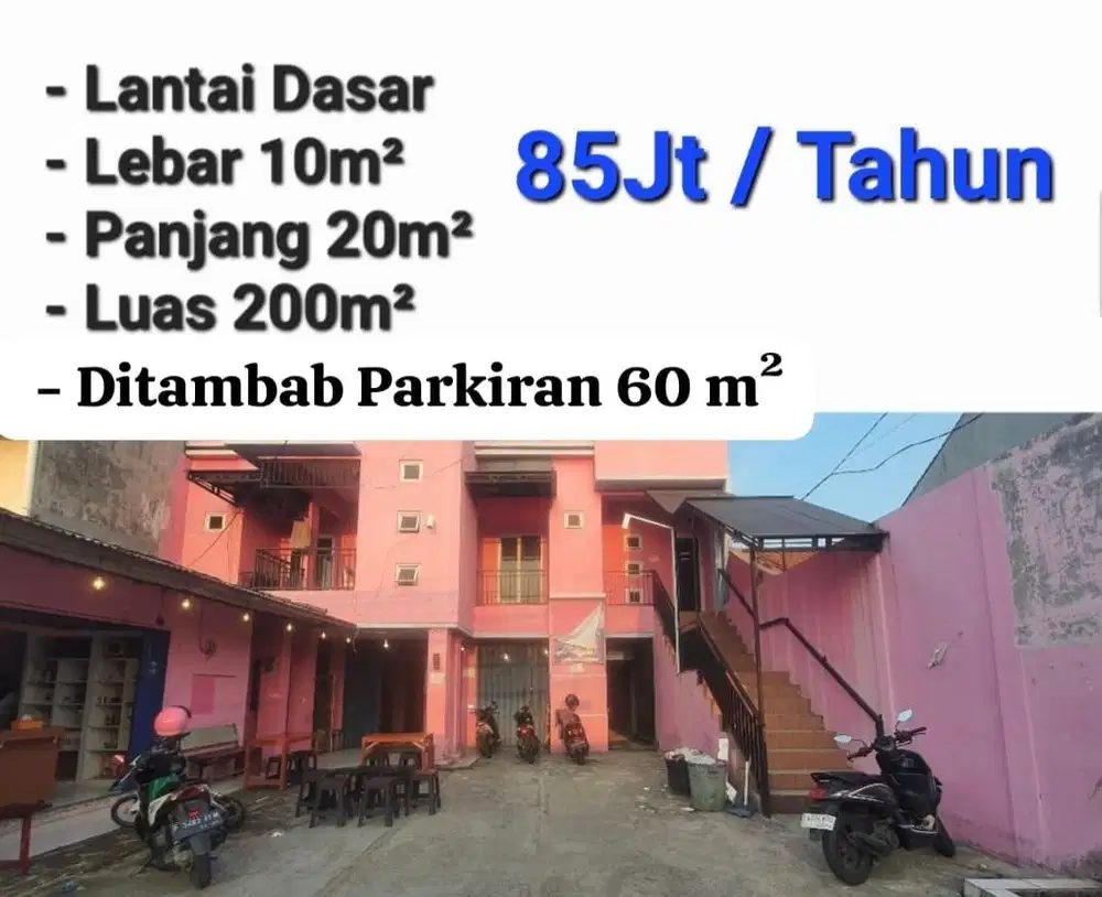 SEWA LAHAN KOMERSIL STRATEGIS PINGGIR JALAN DI BINTARA BEKASI