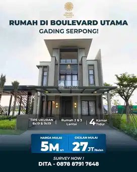 Grand Pasadena Residences Rumah Mewah 3 Lantai di Pusat Kota Gading Serpong