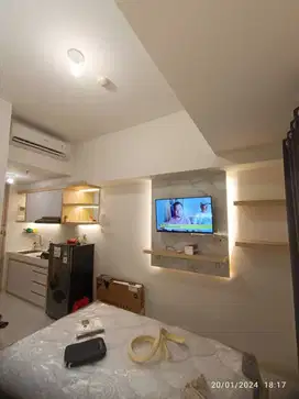sewa apartemen tokyo riverside PIK 2 studio furnish