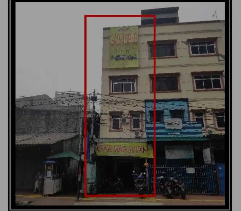 DiJual Ruko 4 lantai Aset Bank Dijalan Jembatan Besi Raya Tambora