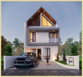 Rumah Dalam Cluster One Gate System Sleman Free Pajak Pembeli