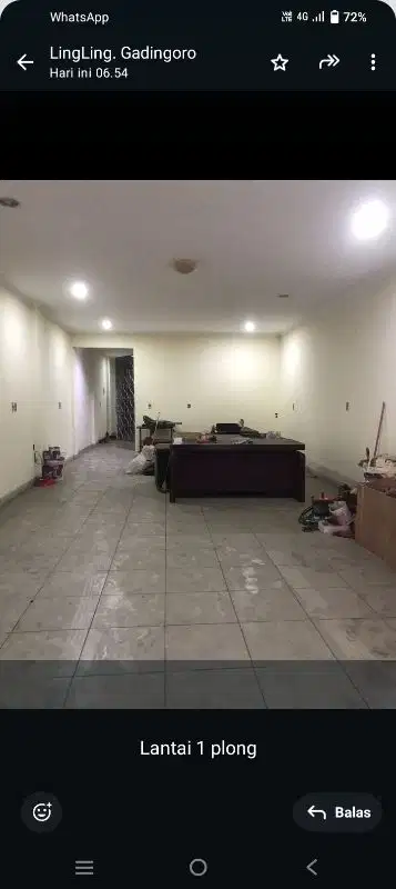 Dijual Ruko Strategis Krekot Pasar Baru 4,5 lt