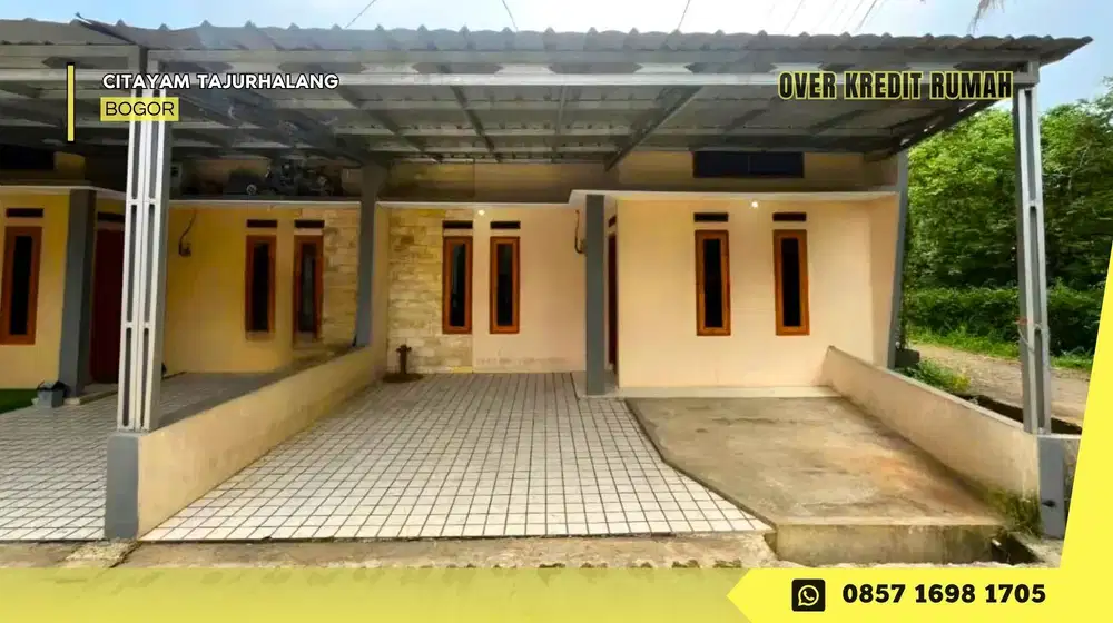 Take Over 58JT Rumah 8 Menit ke Stasiun Citayam di Cluster MS