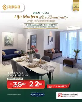 Flash Sale 2 Bedroom Southgate Residence
