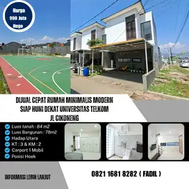 Dijual cepat rumah minimalis modern
Siap huni dekat universitas telkom
Jl cikoneng