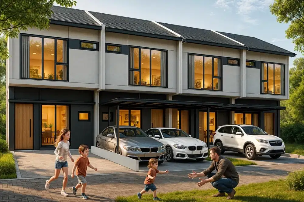 Dijual rumah cluster baru 2 lantai 900 jtan di jakarta garden city