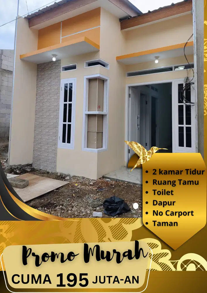 SPESIAL HUNIAN MODERN 2 KAMAR SHM MULAI DARI 195 JUTAAN