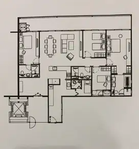 Di jual apartemen gold coast PIK terrace
