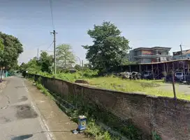 Tanah siap bangun sudah ada tembok keliling di sragen