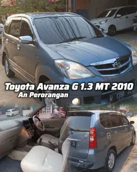 Avanza G 1.3 MT 2010 An Perorangan