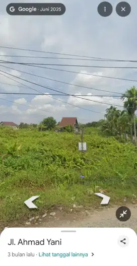 Di Jual Tanah, pinggir jalan raya Handil Bhakti Lokasi strategis