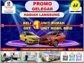TOWN HOUSE PALM GARDEN JAKARTA BARAT-BELI RUMAH LANGSUNG DAPAT MOBIL