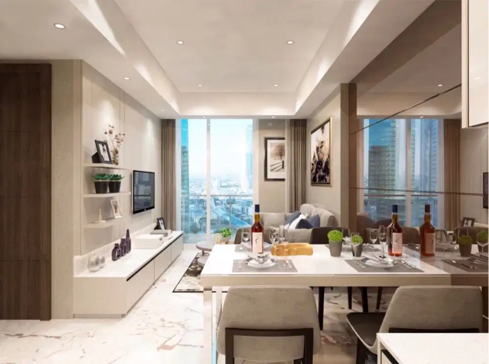 Apart Casa Grande Furnis Lux 2BR Twr Angelo n387