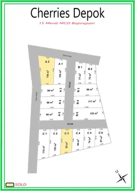 Dijual Murah  Dekat Toll Antasari Depok Tanah Kavling SHM