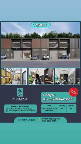 dijual ruko multiguna lokasi strategis di cikarang barat langsung jalur provinsi