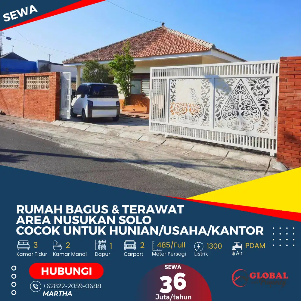Rumah Bagus dan Terawat di Area Banjarsari