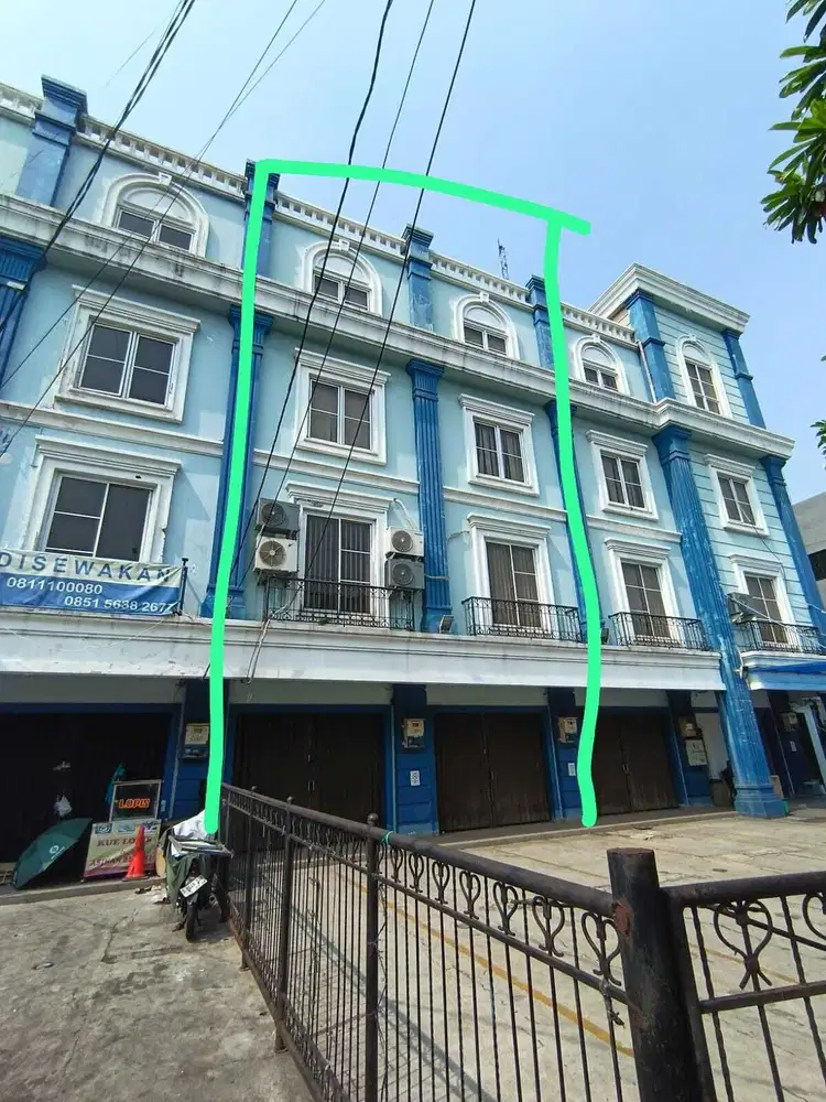 Ruko Gandeng 4lt di Jl Lapangan Ros Raya Tebet Jakarta Selatan