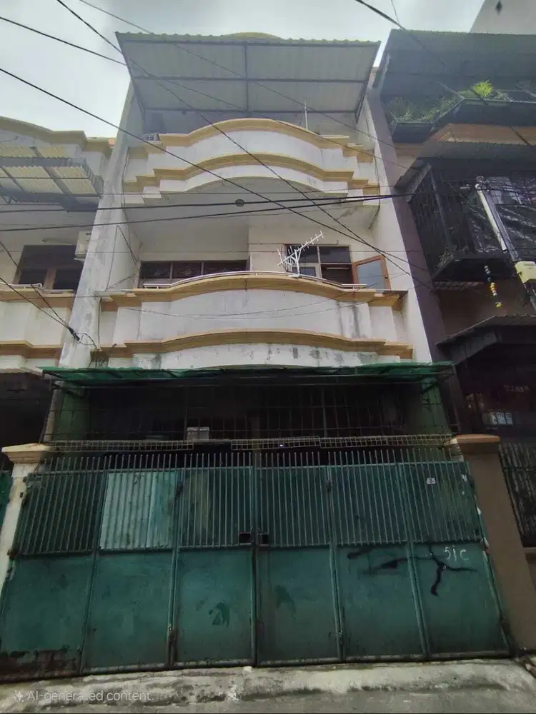Aid - Dijual Rumah Pademangan 3 Lantai Full