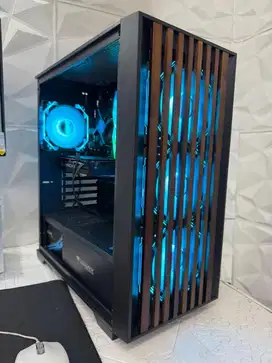 PC KAYU INTEL I3 10100F RX 6500XT 4GB SSD 256GB RAM 8GB TFORCE WIFI OK