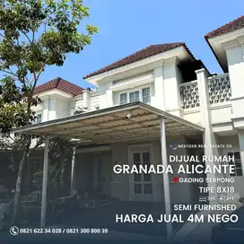 Dijual Rumah Granada Alicante 8x18 Gading Serpong