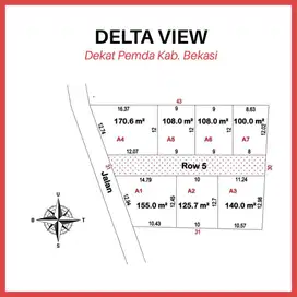 Kavling bojongmangu dekat mall deltamas dan AEON