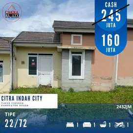Rumah 160 Juta Tipe 22/72 Turun Harga bisa Nego 2432JM