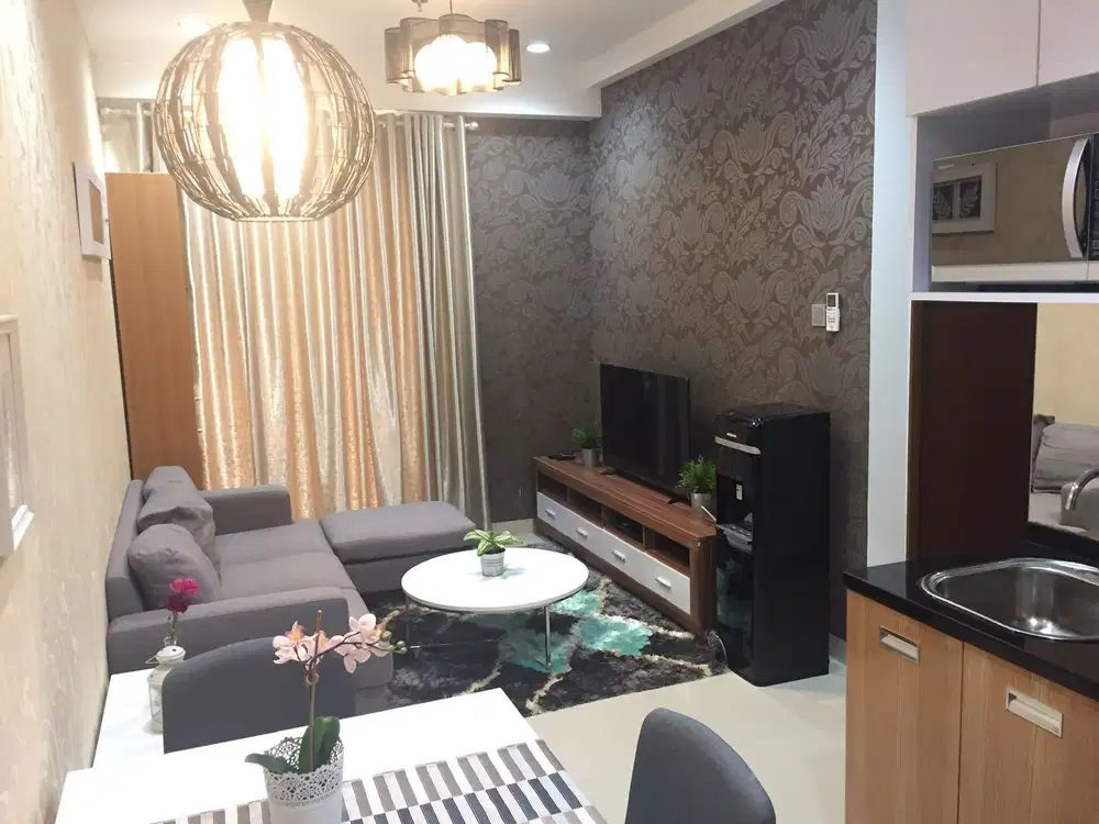 Dijual 2BR Signature Park Grande Furnished Lantai Rendah