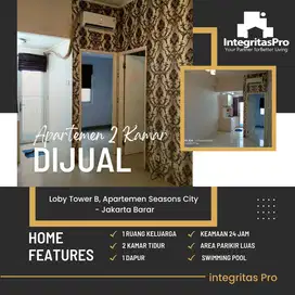 Dijual Apartemen Seasons City Jakarta Barat Type 2 Kamar