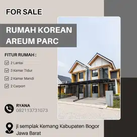 Rumah cantik bernuansa ala korean Areum Parc di bogor