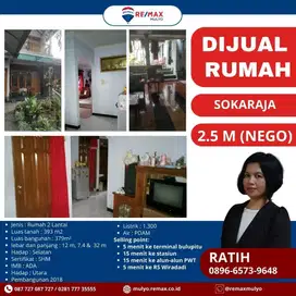 RUMAH 2 LANTAI DENGAN AKSES MUDAH