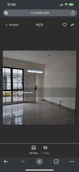 Disewakan Rumah 3 Lantai di Lavon Swan City
