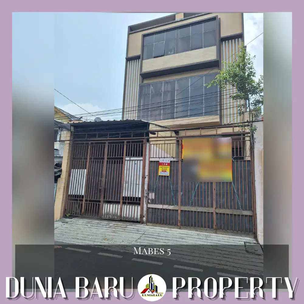 Dijual/sewa Ruko Di Mangga Besar 5