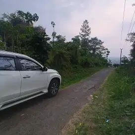 Dijual tanah kebun datar pinggir jalan desa Mukapayung Cililin
