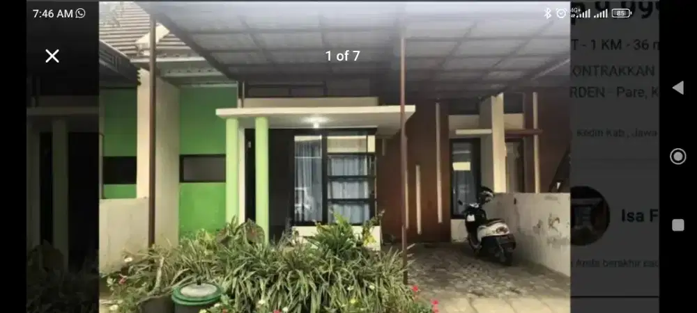 Disewakan Dikontrakkan Rumah Waluyo Garden Kampung Inggris