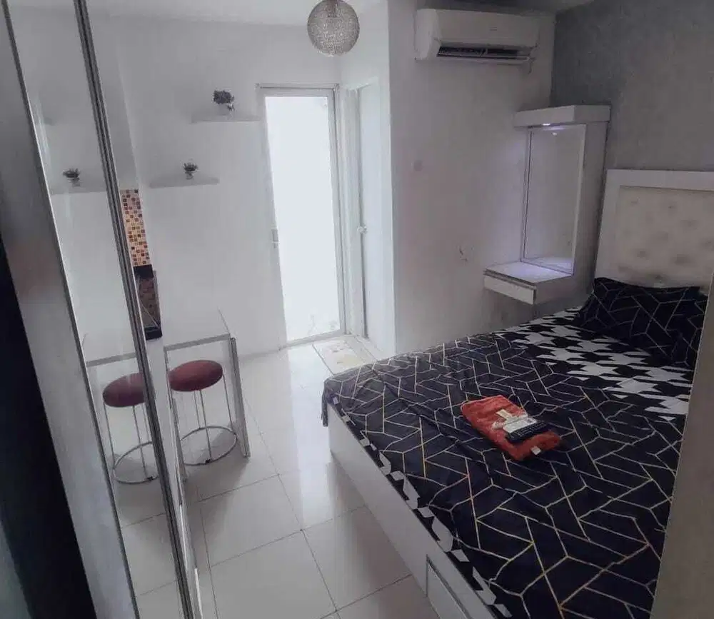 Hunian mewah siap pake type studio view pool bassura city