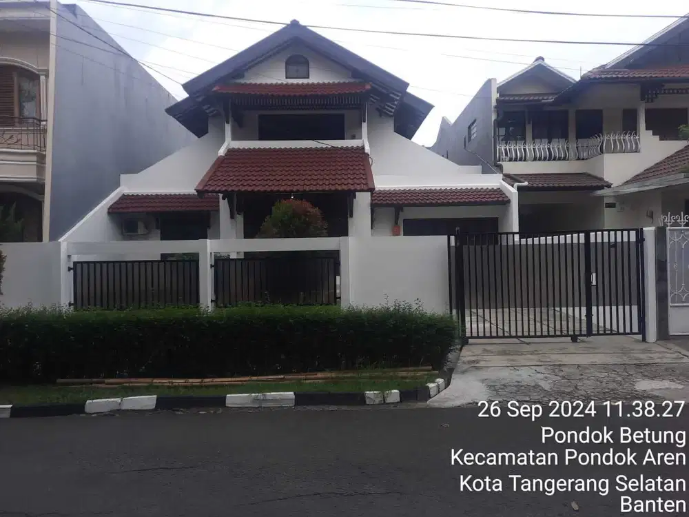 RUMAH SEWA MURAH DI CAMAR BINTARO TANAH LUAS ASRI MANDAR MENTENG