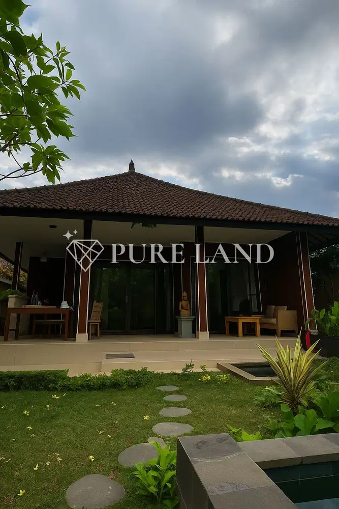 Villa Tropis 2KT di Ubud dengan Suasana Tenang dan View Alam
